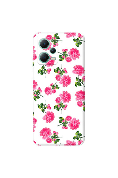 Other Xiaomi Redmi Note 12 Pro Plus 5G Roses White Transparent Silicone TPU Θήκη