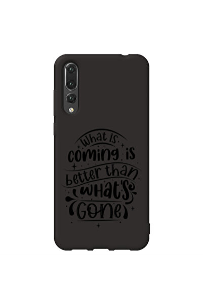 Other Huawei P20 Pro What is coming Black Colored Silicone TPU Θήκη