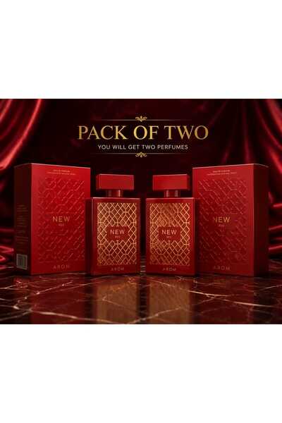 Storyoflove NEW RED Eau de Parfum 2 × 100 ml | Long Lasting Perfume Pack of 2