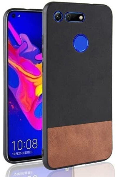 OEM Πίσω Κάλυμμα από PC & TPU για Huawei Honor V20, Μαύρο-Καφέ, Κωδικός: 01HU...