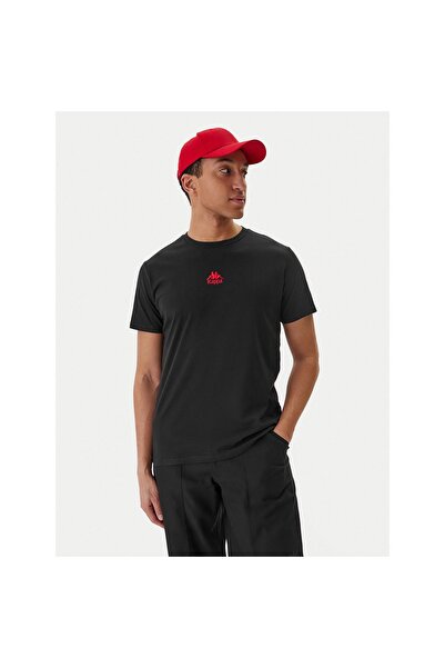 Kappa Ανδρικό T-shirt 382J2QW Μαύρο