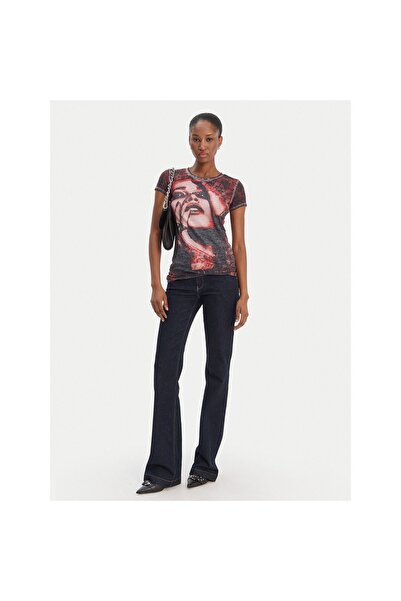 Guess Γυναικείο T-shirt W6RI50KCCG0 Πολύχρωμο