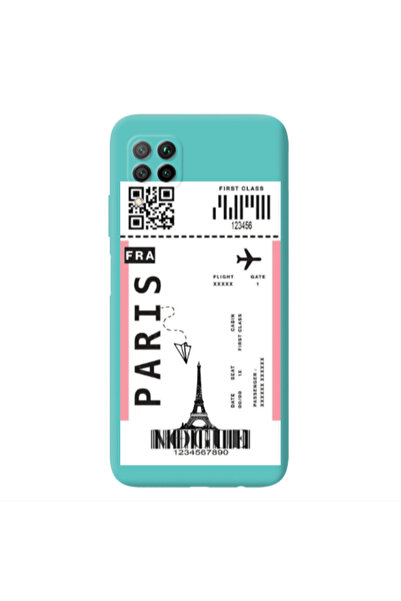 Other Huawei P40 Lite Paris FRA Turquoise Colored Silicone TPU Θήκη