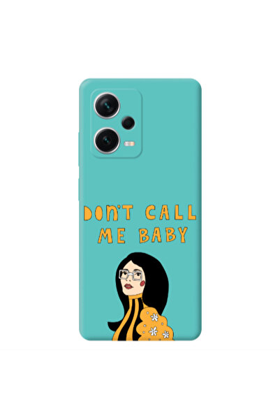 Other Xiaomi Poco X5 Call me baby Turquoise Colored Silicone TPU Θήκη