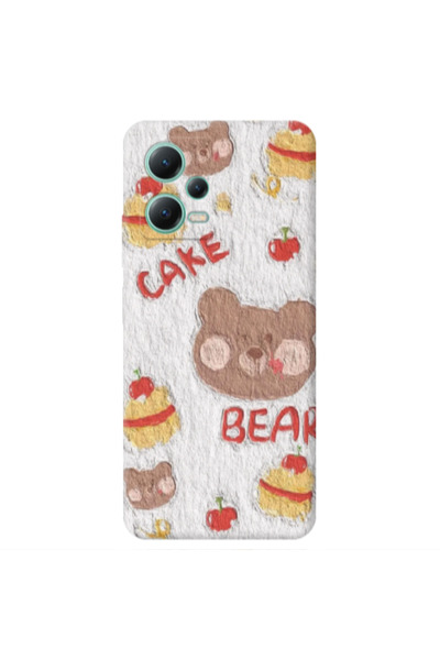 Other Xiaomi Redmi Note 12 Pro Plus 5G Cake Bear Transparent Silicone TPU Θήκη