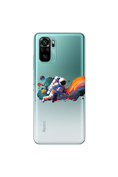 Other Xiaomi Redmi Note 10S Rainbow Space Transparent Silicone TPU Θήκη