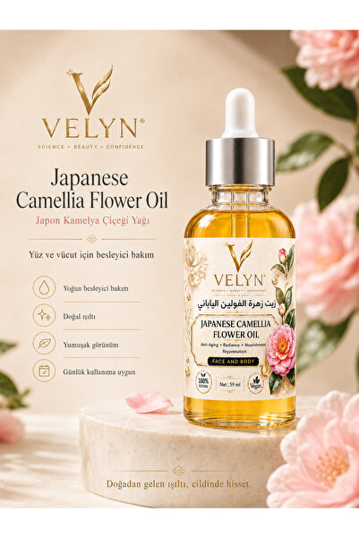 Velyn Japon Folin Yağı | Yüz ve Vücut İçin Besleyici Bakım Yağı, Doğal Işıltı...