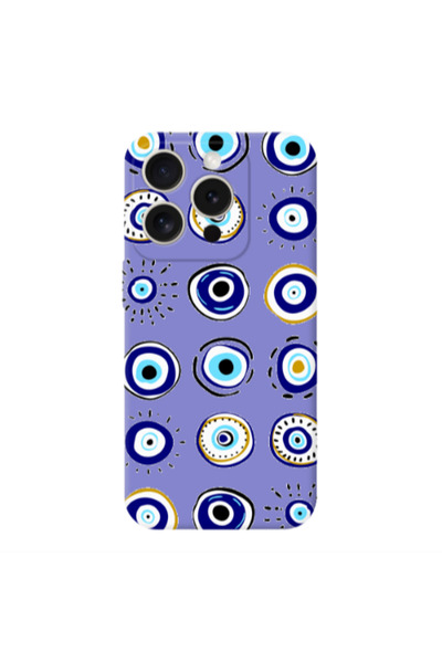 Other Apple Iphone 16 Pro Max Beads Purple Colored Silicone TPU Θήκη