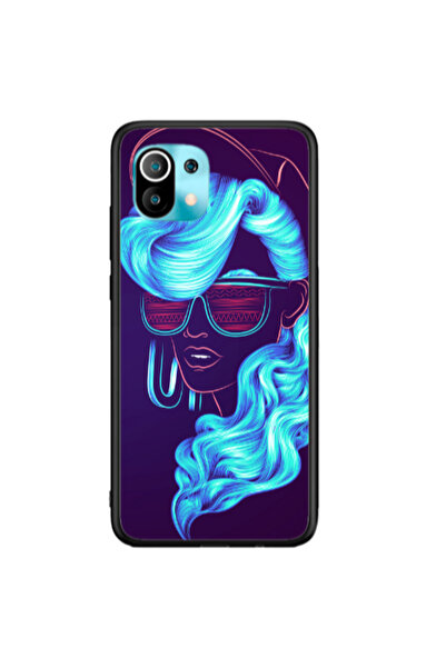 Other Xiaomi Mi 11 Lite Hatted style Black Glossy Θήκη