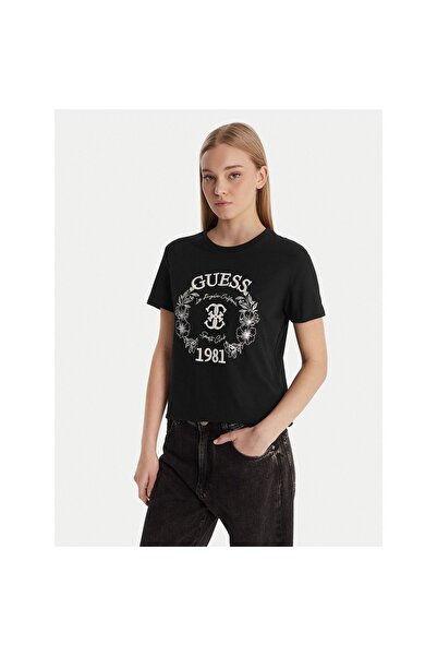 Guess Tricou de damă V6RI12J1314 Negru