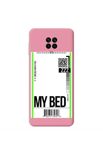 Other Xiaomi Redmi Note 9 Pro My Bed ZZZ Pink Colored Silicone TPU Θήκη