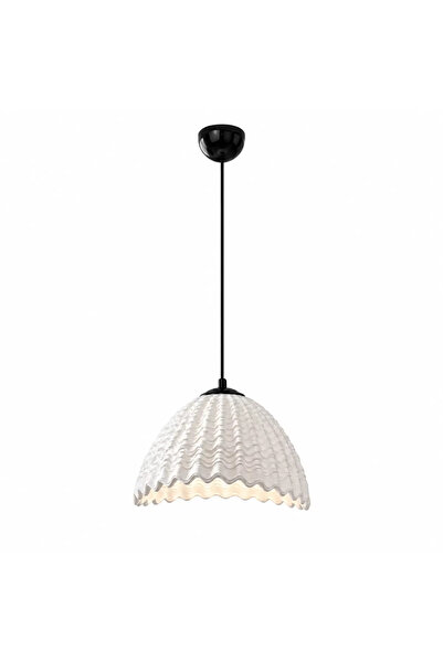 tigea accessories Dalga Desenli Sarkıt Avize – Modern Dekoratif Tavan Aydınla...