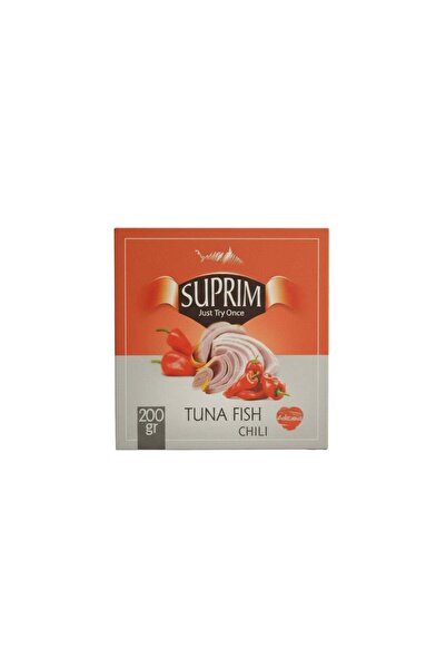 Suprima Supreme Canned Tuna in Sunflower Oil with Chili Flavor 200g
