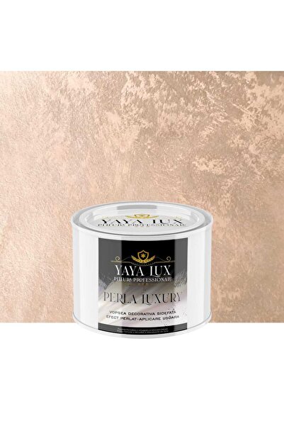 YaYa Color Vopsea decorativa de Lux, Perla Luxury cu Fulgi Perlati, Roz Prafu...
