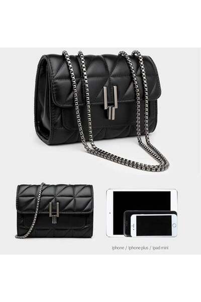 Genenic Crossbody Bags for Women Black PU Leather Shoulder Bag, Cellphone Bag...