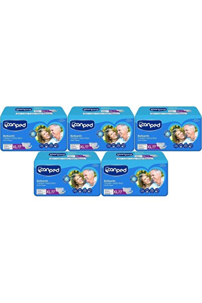 Canped Yetişkin Bezi Bel Bantlı Tekstil Yüzey XL - Ekstra Large - Extra Large...