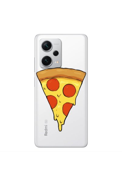 Other Xiaomi Redmi Note 12 5G Pizza Slice Transparent Silicone TPU Θήκη