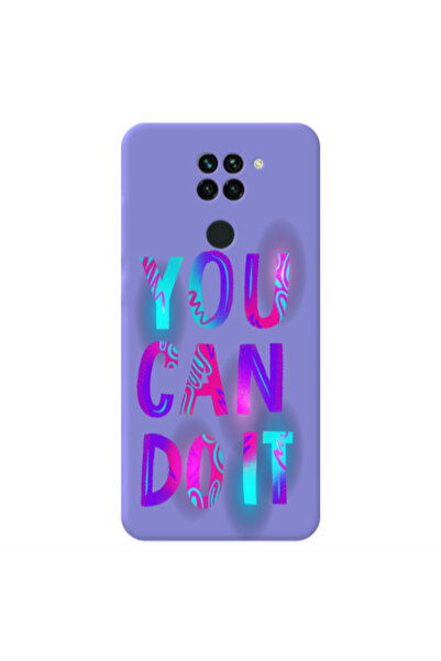 Other Xiaomi Redmi Note 9 You Can Doit Purple Colored Silicone TPU Θήκη