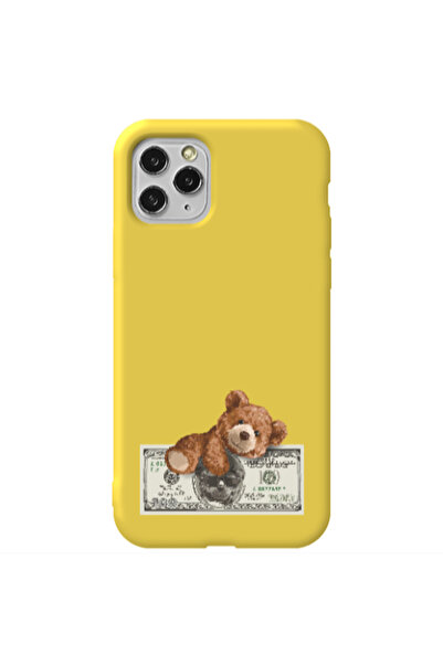 Other Apple iPhone 11 Pro Money Style Yellow Colored Silicone TPU Θήκη