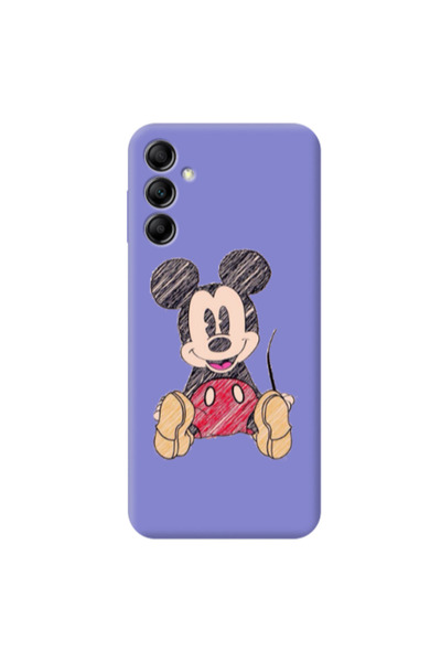 Other Samsung A24 Mickey mouse 2 Purple Colored Silicone TPU Θήκη