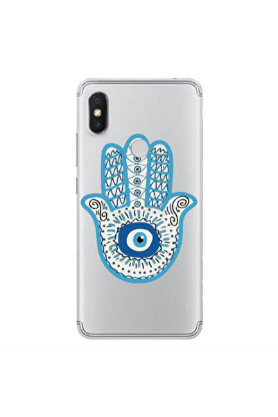 Other Xiaomi Redmi S2 Evil eye bead in hand Transparent Silicone TPU Θήκη