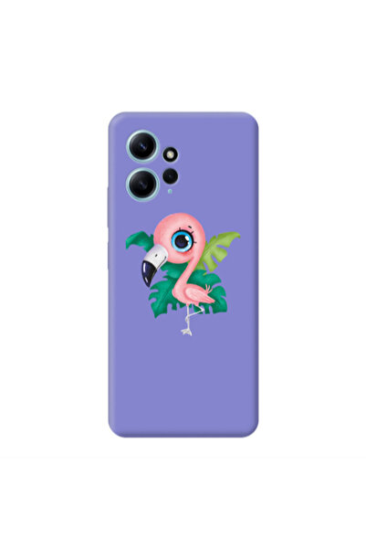 Other Xiaomi Redmi Note 12 4G Swan Purple Colored Silicone TPU Θήκη