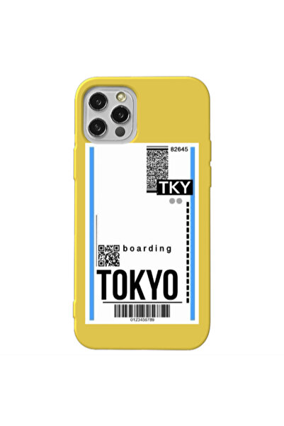 Other Apple iPhone 13 Pro Tokyo Boarding Yellow Colored Silicone TPU Θήκη