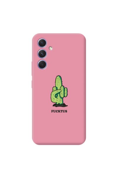 Other Samsung A26 Green Cactus Pink Colored Silicone TPU Θήκη