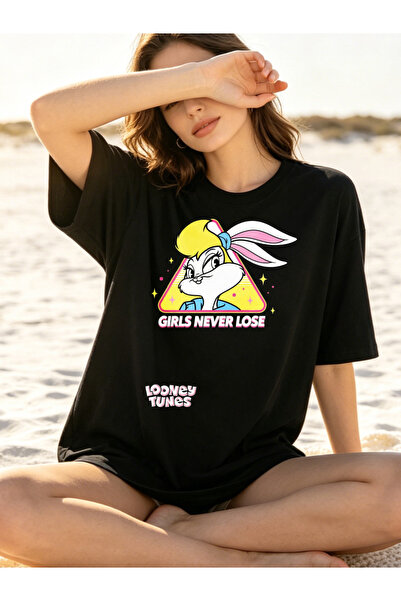 Fleck Casual Style T Shirts For Men Looney Tunes Girls Never Lose Personalize...