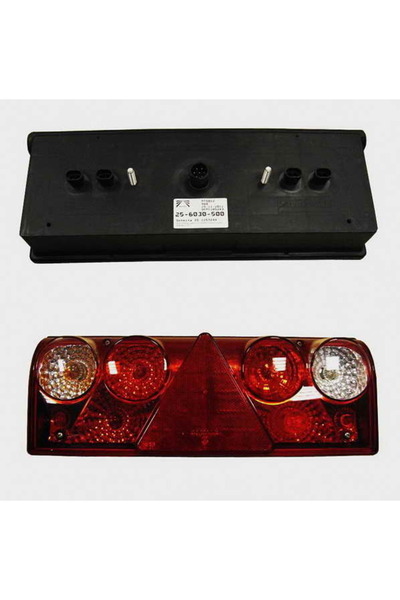 Aspöck Lampă Spate Dreapta Europoint Ii (24V Reflector Triunghiular Conector:...