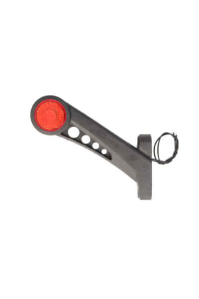 WAS Lampa Gabarit Stanga Alb/Rosu Led 12/24v