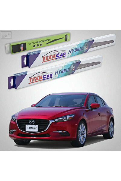 TEAMCAR Υαλοκαθαριστήρες Mazda 3 BM 2013-2016 |   Σετ εμπρός και πίσω υβριδικ...