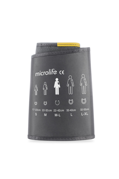 Microlife | Περιχειρίδα Μπράτσου Small Fan Shaped Soft Cuff Μαύρη | 17-22cm