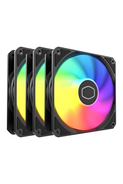 Cooler Master MasterFan MF120 Lite ARGB Ανεμιστήρες, Σετ 3 τεμαχίων, Μαύρο