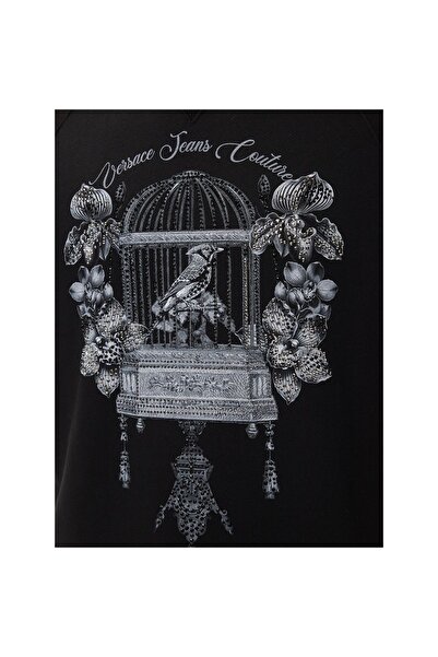 VERSACE JEANS COUTURE Ανδρική Μπλούζα 79GAIP08 CF07P Μαύρο