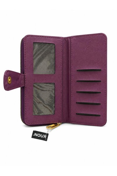 NOUX Multi-Compartment Women's Wallet with Cover
