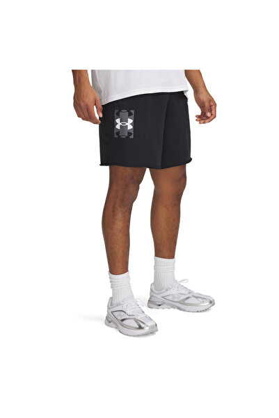 Under Armour RIVAL TERRYLOGO8INSHORT 1390147-001 Μαύρο XXL