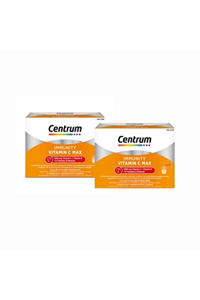Centrum Ανοσία Βιταμίνη C Μάξ 1000mg 14 Φακελάκια Δώρο 1+1
