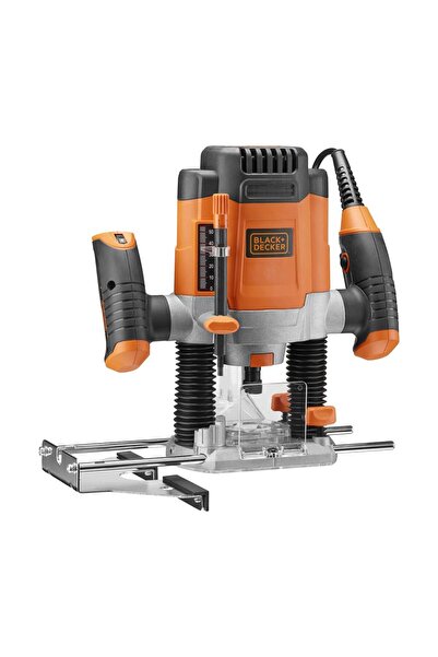 Black&Decker Black+Decker KW1200E-QS 1200W Фреза, 6/6.35/8 мм цанги, 55 мм дъ...