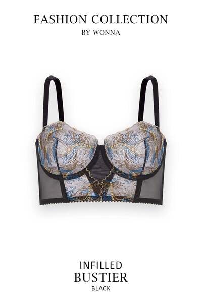 Wonna 2586-S New Balconet Bra/75B Black