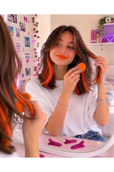 Rose saç Tebeşiri 5'li Set Saç Renklendirici Tebeşir Saç Boyama Tebeşiri
