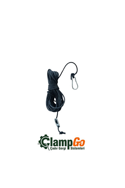 ClampGo Çadır Gergi Sistemleri 10 Metre 3mm İskota Halatı - Çadır, Branda, Te...