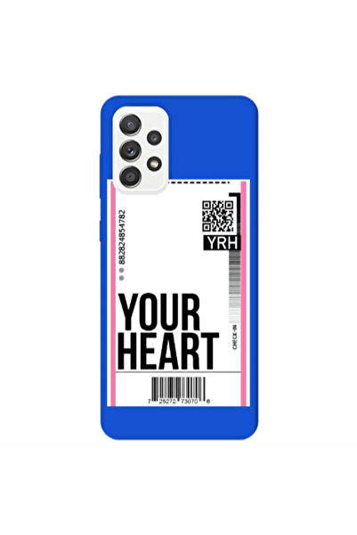 Other Samsung A52 Your Heart YRH Blue Colored Silicone TPU Θήκη