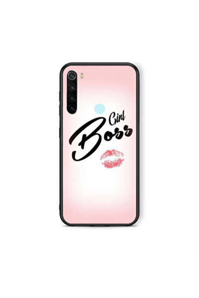 Other Xiaomi Redmi Note 8 Girl boss kiss Black Glossy Θήκη