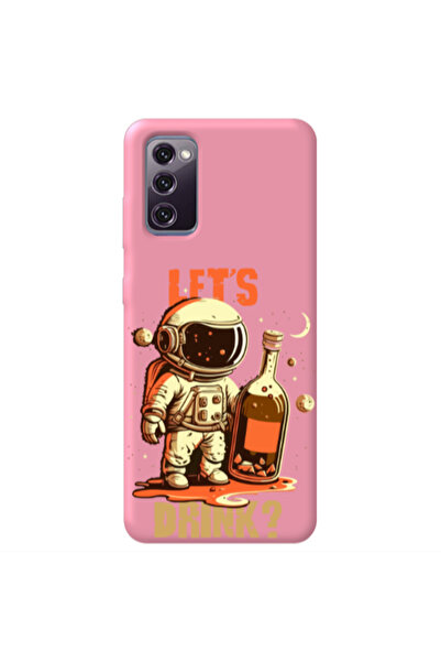Other Samsung S20 FE Lets drink Pink Colored Silicone TPU Θήκη