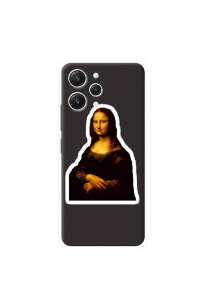 Other Xiaomi Redmi 12 Davinci Black Colored Silicone TPU Θήκη