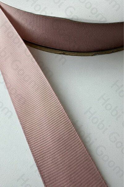 Hobi Goom Powder Pink Grained Grosgrain Ribbon for Gift Packaging and Jewelry...
