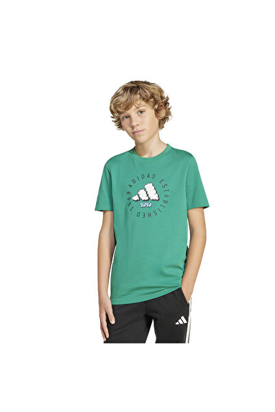 adidas Αθλητικά ρούχα J FUN TEE JI6689 Πεύκο 128