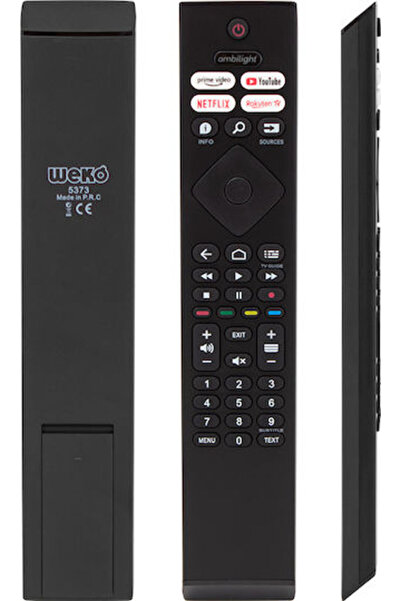 WEKO Καθολικό Τηλεχειριστήριο 5373 για Τηλεοράσεις Philips και