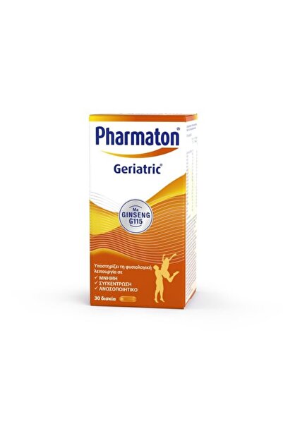 OEM PHARMATON ΓΕΡΙΑΤΡΙΚΟ Συμπλήρωμα Διατροφής Με Τζίνσενγκ G115 Για Ενέργεια ...
